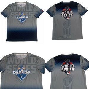 Kansas City Royals 2015 Word Champion Mens Sz L Baseball All Over Print T-Shirt